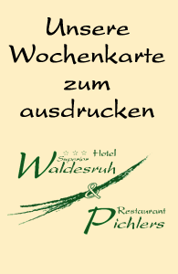 Wochenkarte Wochenkarte